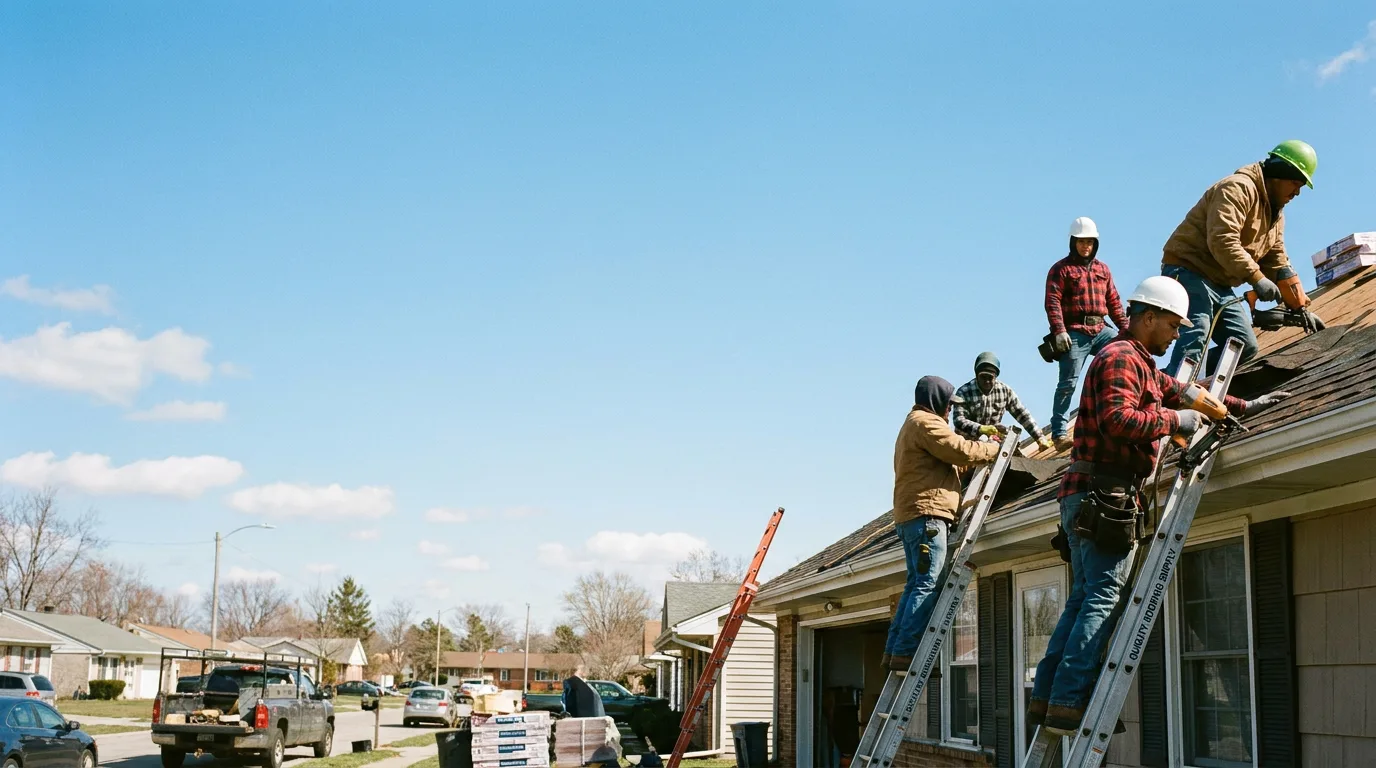 Roofing in Kilbourne, IL near me